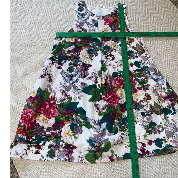 UMGEE USA Dress Women Small Floral Butterfly Babydoll Mini Boho Fairy Cottage - Picture 3 of 9